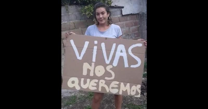 Valentina Gallina cuando todavía no imaginaba que ella misma iba a ser reivindicada en las marchas del Ni una menos