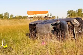 Se conocioacute la identidad de la mujer que fallecioacute en un vuelco cerca de Boliacutevar 