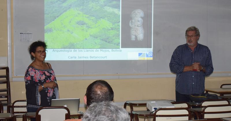 Jaimes Betancourt brindó una conferencia en la Facultad de Ciencias Sociales