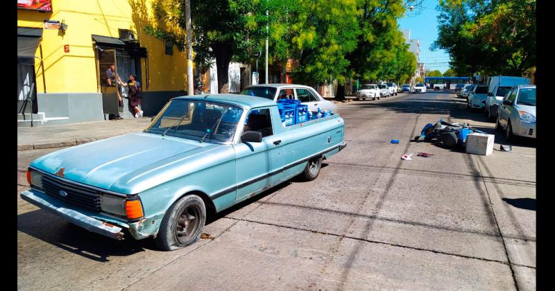 Un motociclista herido tras un accidente en Microcentro