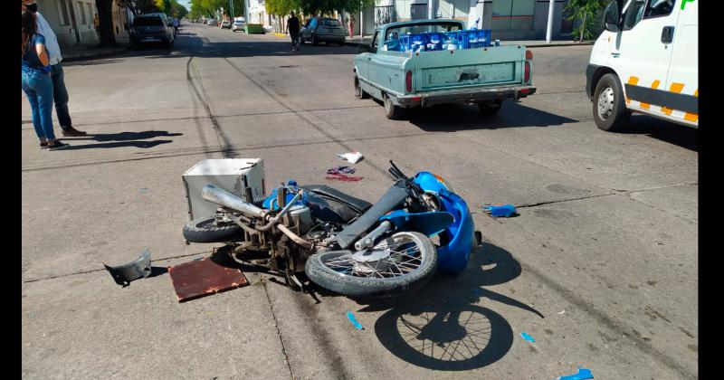 Un motociclista herido tras un accidente en Microcentro