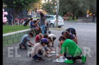 Una hermosa y esperada jornada por la paz se realizó el domingo en la plaza central sierrabayense