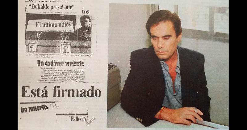 Un mensaje intimidatorio armado con títulos y textos recortados sobre un volante del asesinado José Luis Cabezas era enviado al periodista Osvaldo Fern�ndez