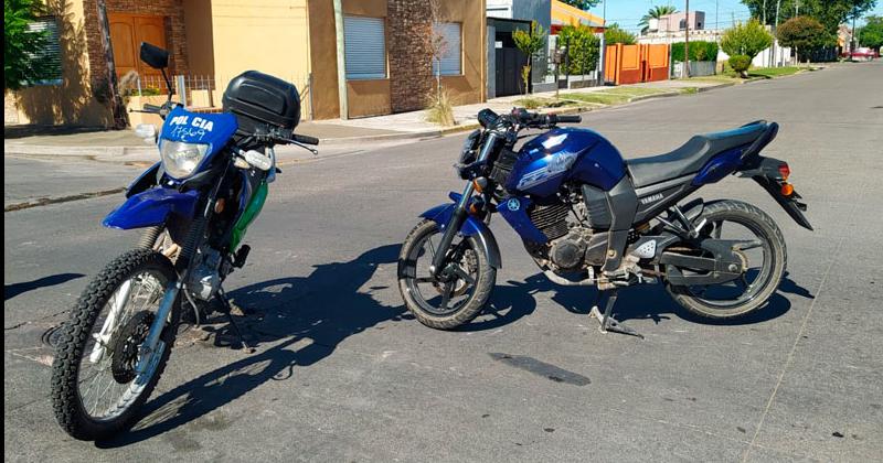 Una de las motos implicadas en el accidente pertenece a la Policía