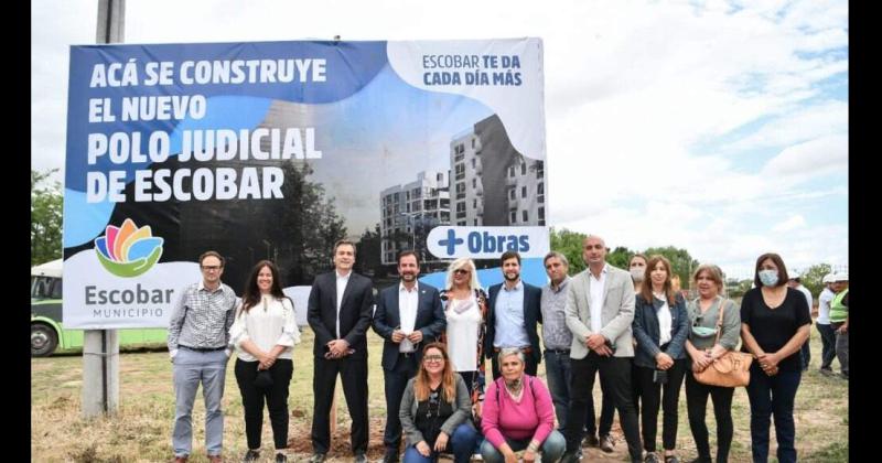 A fines del año pasado iniciaron la obra del Polo Judicial de Escobar Mientras tanto Olavarría sigue en espera