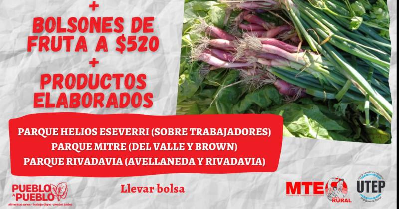 Feria de verduras en tres puntos de la ciudad