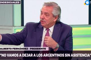 Alberto Fern�ndez en el programa Desiguales por la Televisión Pública