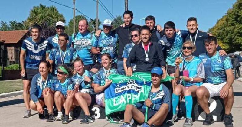 La atleta lamatritense Juana Franco de Enriques compitió el domingo en una prueba pedestre en San Manuel