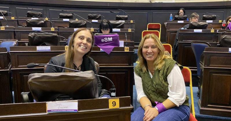  La concejala Inés Creimer junto a la Diputada Provincial Luciana Padulo