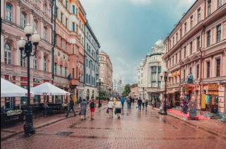 Arbat Street Moscuacute Rusia