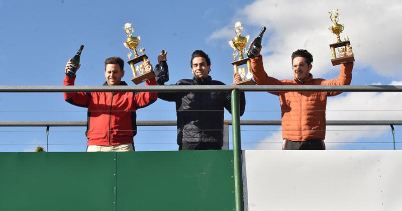 Bibiloni Juez y Riciutti los tres del podio de la Monomarca 1100 en Tres Arroyos