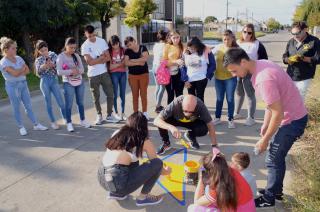 Pintaron la estrella amarilla en homenaje a Ignacio Toledo