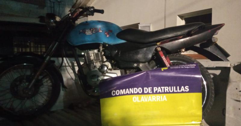 Secuestraron una moto y aprehendieron a un hombre