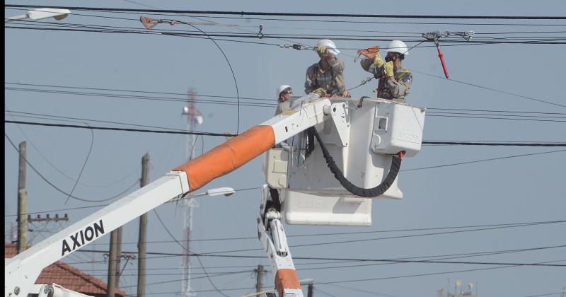 Sin servicio eleacutectrico en algunas localidades