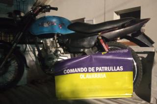 Secuestraron una moto y aprehendieron a un hombre