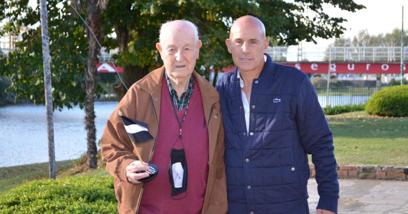 Vicente Puglisi (97 años) contó sus vivencias en el club