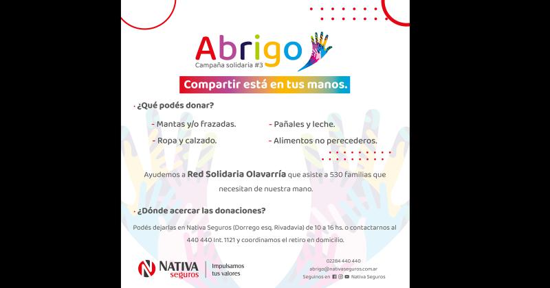 Nativa Seguros impulsa una nueva edicioacuten de la campantildea solidaria Abrigo