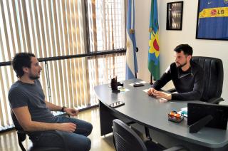 Paulo Bernardo (Concejal 25 de MAyo) y Juan Carrara (Diputado Provincial -Juntos-)