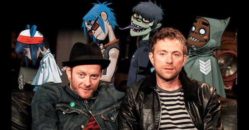 Gorillaz una banda virtual con cuatro personajes animados En los conciertos utilizan hologramas de los personajes