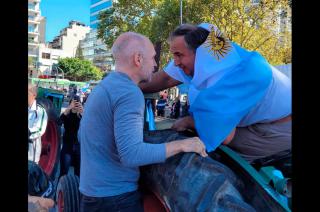 Con criacuteticas al Gobierno Rodriacuteguez Larreta se sumoacute al tractorazo- No hay margen para maacutes impuestos