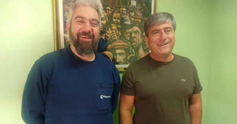 Federico Zamora adjunto y Eduardo Amaya secretario general se encuentran al frente del Sindicato Luz y Fuerza