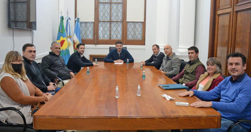 Galli se reunió con los nuevos delegados de las localidades