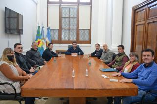 Galli se reunió con los nuevos delegados de las localidades