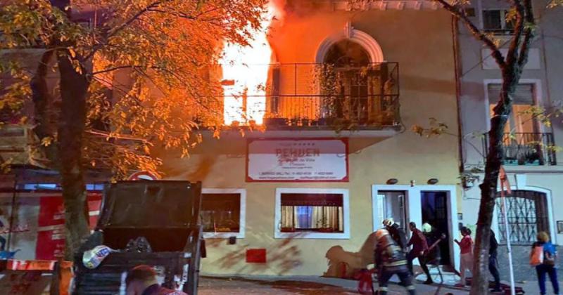 Incendio en un geri�trico de Villa Urquiza- tres ancianas muertas y cinco heridos