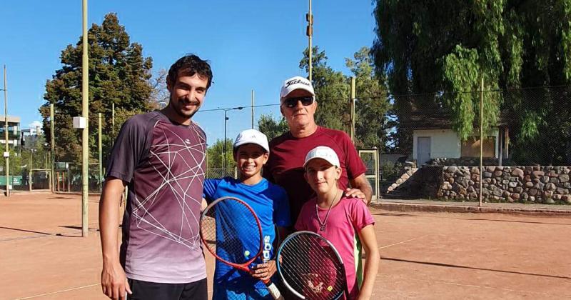 Los tenistas albinegros en un buen presente