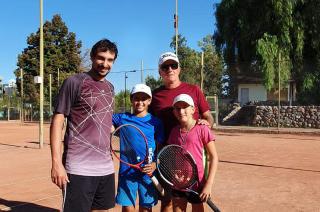 Los tenistas albinegros en un buen presente