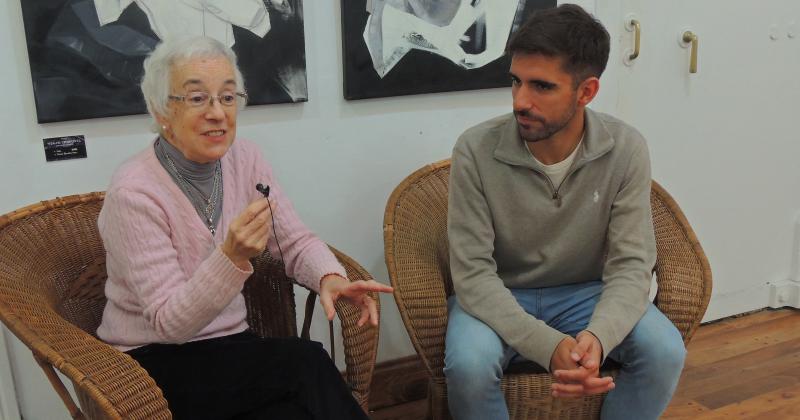 Cristina Chiste y Bernardo Antía invitaron a la presentación de Sciamarella Tango en La Madrid y La Colina