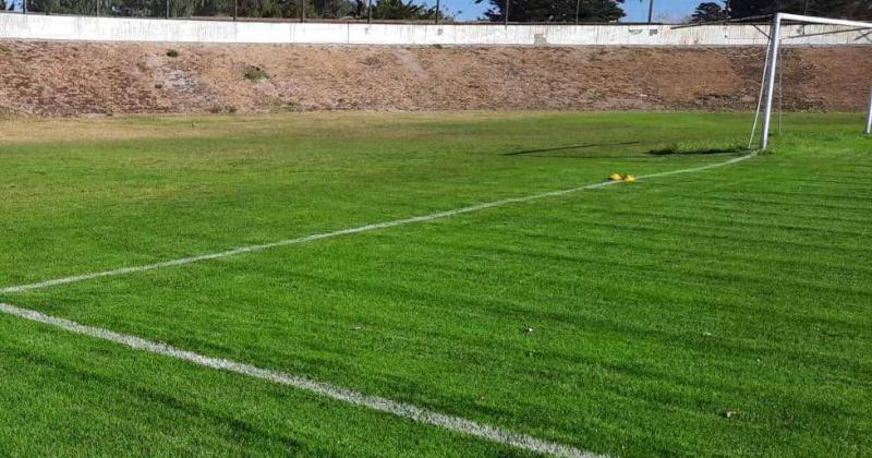  Importante obra se realizó en la cancha de fútbol