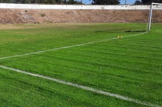  Importante obra se realizó en la cancha de fútbol