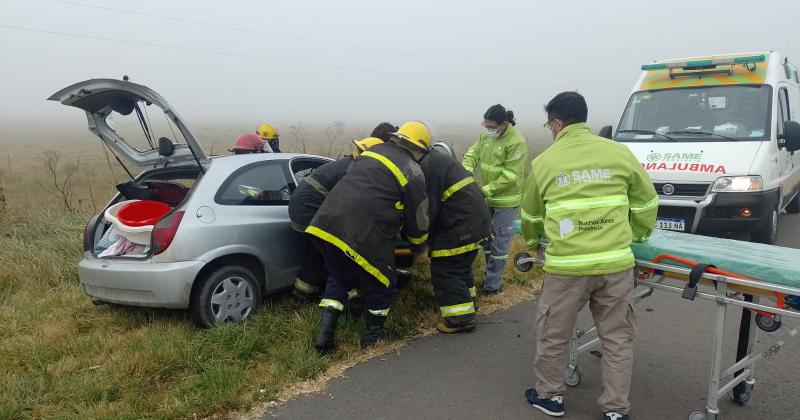 Un hombre sufrió heridas graves tras un accidente en Ruta 51