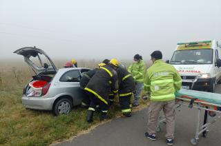 Un hombre sufrió heridas graves tras un accidente en Ruta 51