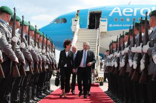 Alemania es el segundo destino de la gira internacional por Europa que desarrolla el presidente Fern�ndez