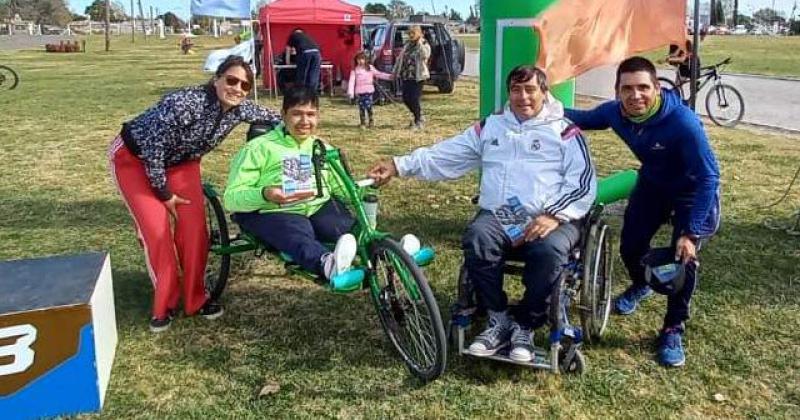 También se disputó una prueba de la categoría Hand-Cycle ganada por el lapridense Pascual Saizar