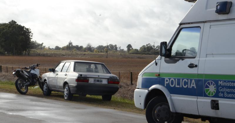 Accidente en el acceso a Sierra Chica- un motociclista fallecido