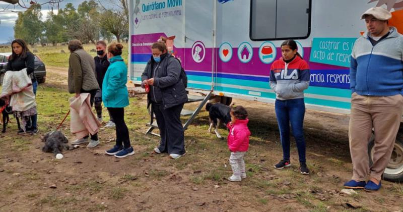 El Quirófano Veterinario Móvil se traslada a Colonia San Miguel