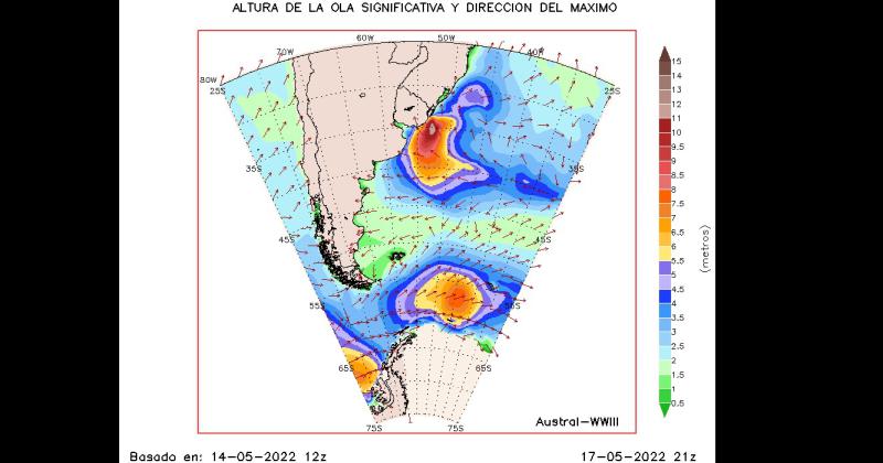 Costa bonaerense- vientos fuertes y alerta vigente por un cicloacuten extratropical 