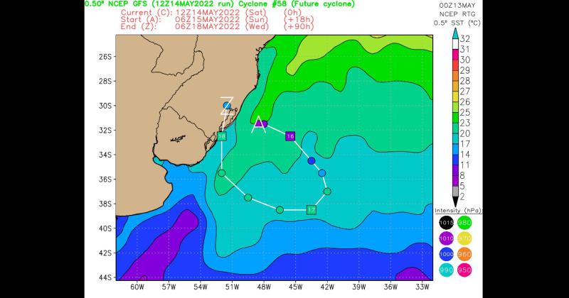 Costa bonaerense- vientos fuertes y alerta vigente por un cicloacuten extratropical 