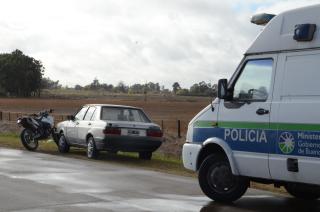 Accidente en el acceso a Sierra Chica- un motociclista fallecido