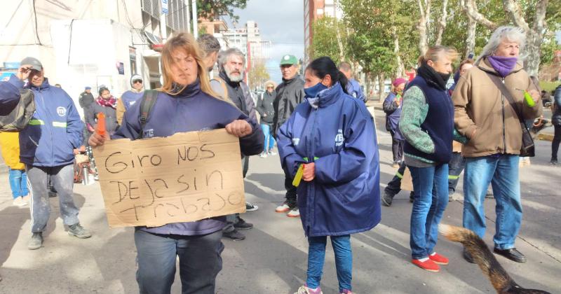 Importante movilizacioacuten del MTE en el centro de la ciudad