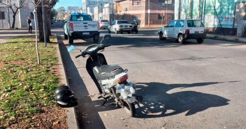 Todo ocurrió en Bolívar a metros de 25 de mayo