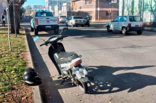 Todo ocurrió en Bolívar a metros de 25 de mayo