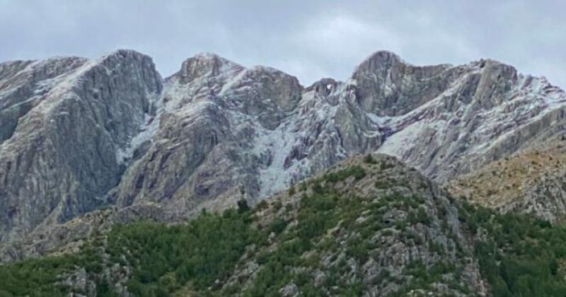 Los picos de se pintaron de blanco