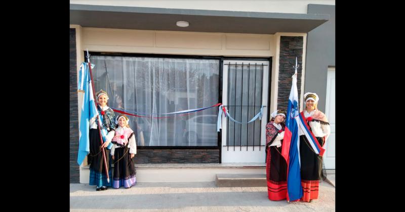 Inauguraron la sede de los eslovenos en Loma Negra