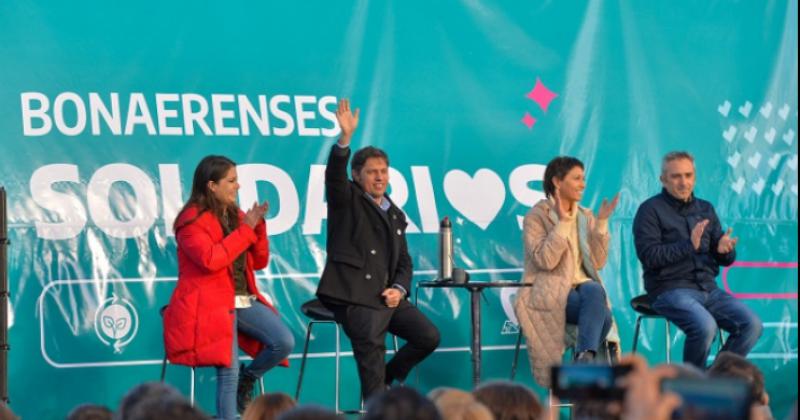 Kicillof encabezoacute una nueva etapa del programa Bonaerenses Solidarios y Solidarias