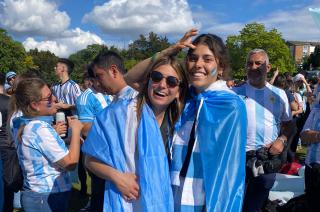 Finalissima- olavarrienses presentes en la fiesta argentina en Wembley