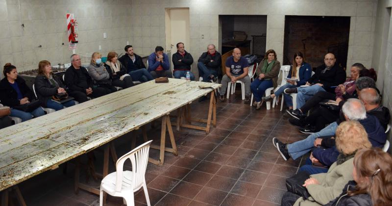 La última reunión de la Unión Vecinal se concretó el mes pasado